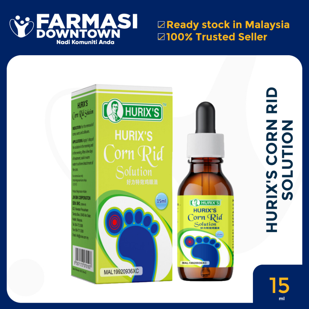 HURIX'S CORN RID SOLUTION 15ML | Shopee Malaysia
