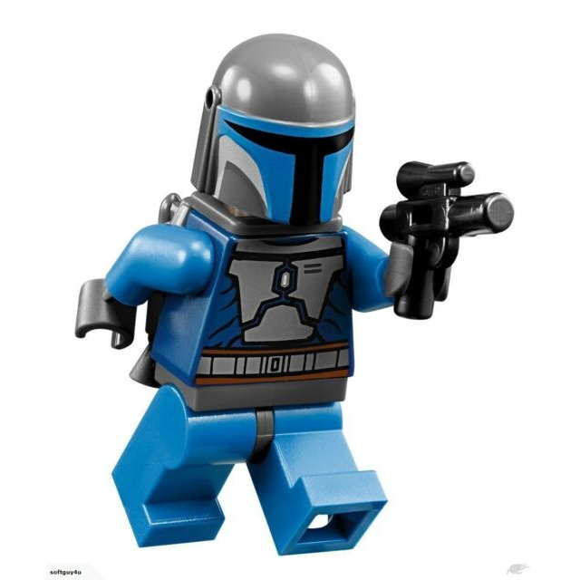 Star Wars LEGO Mandalorian Death Watch Warrior Clone Wars Minifigure 7914 9525