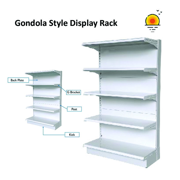 Gondola Style Display Rack Shopee Malaysia
