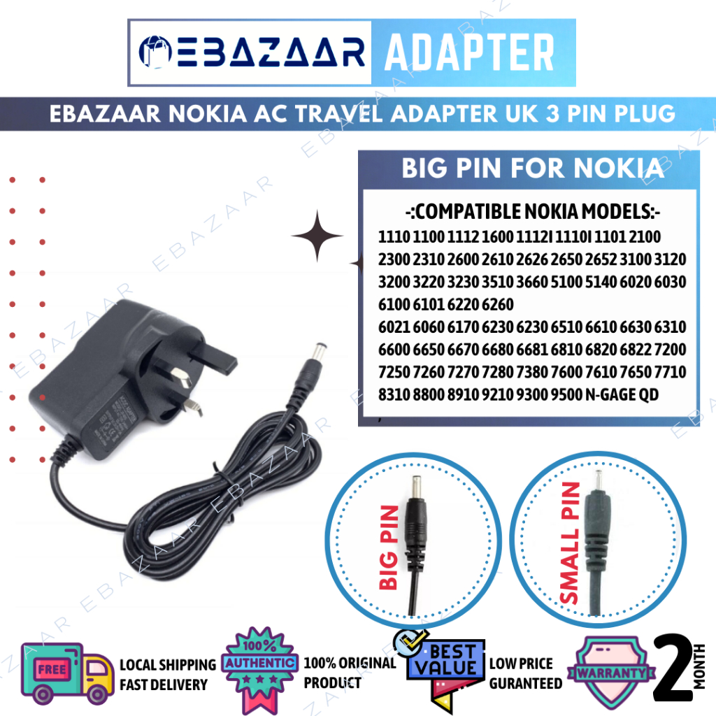 Nokia Mobile OG Charger At ₹ 65/piece | Nokia Charger In Coimbatore | ID: 2851640243697 - Foto 5