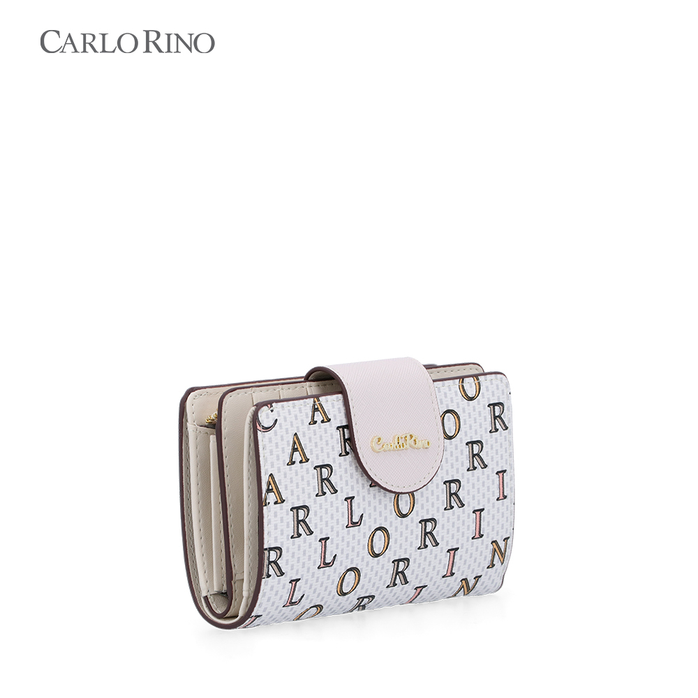 Carlo Rino Beige ElevateC short Wallet | Shopee Malaysia