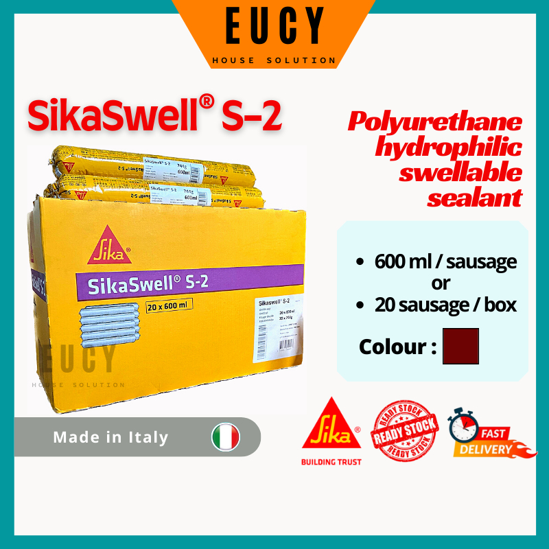 SIKASWELL S-2 (600ml) - Hydrophilic Swellable Joint Sealant/Pengedap ...