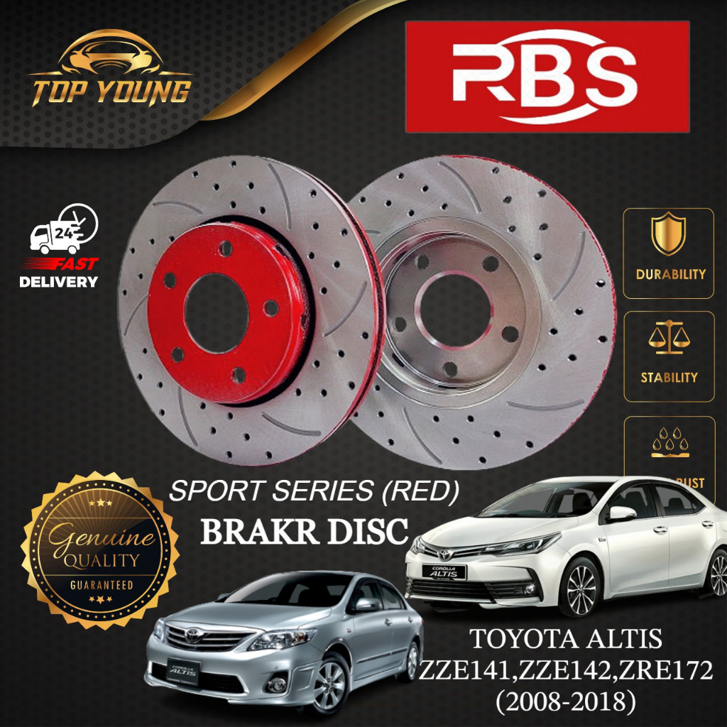 RBS TOYOTA ALTIS (2008-2018) ZZE141 ZZE142 ZRE172 NSP170 FRONT ( DEPAN ...