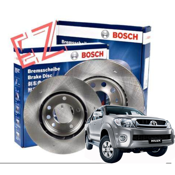 [ BOSCH ] TOYOTA HILUX VIGO KUN25 (04' - 15', 2.5cc) FRONT DISC ROTOR ...