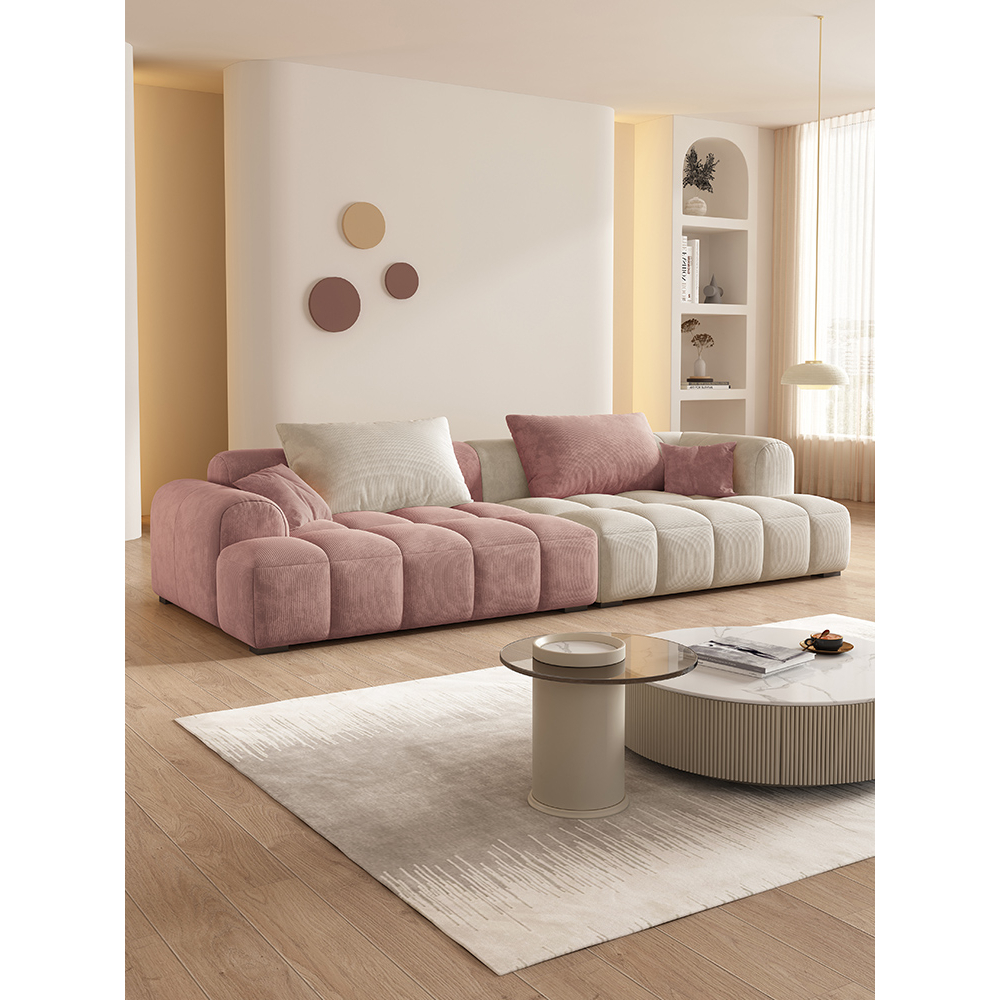 200cm CreamColoured Luxury Sofa 4 seater Shopee Malaysia