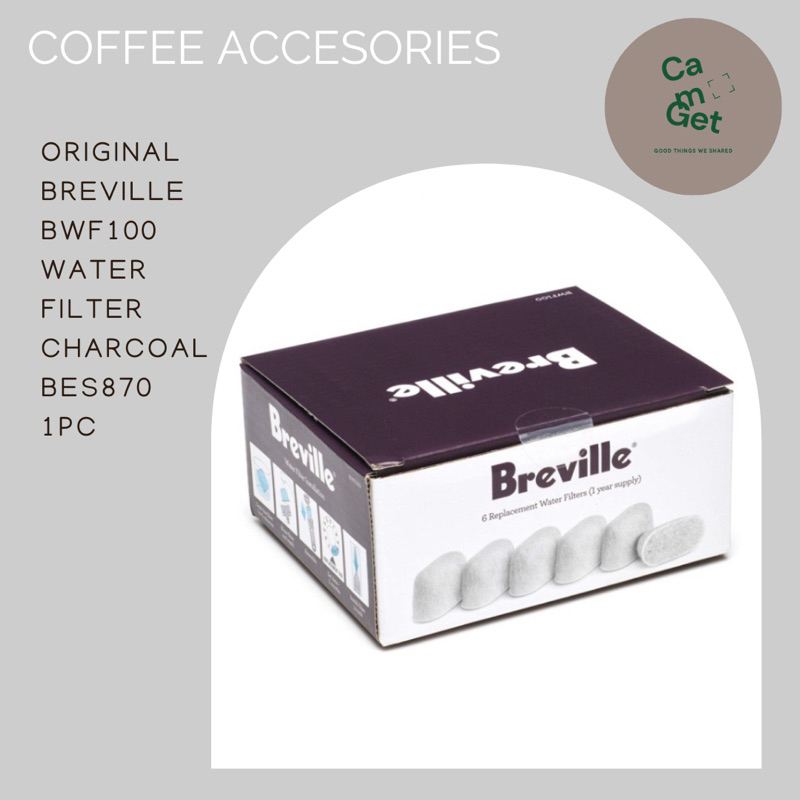 Free Cafetto Cleaning Tablet Original Breville BWF100 Water Filter ...