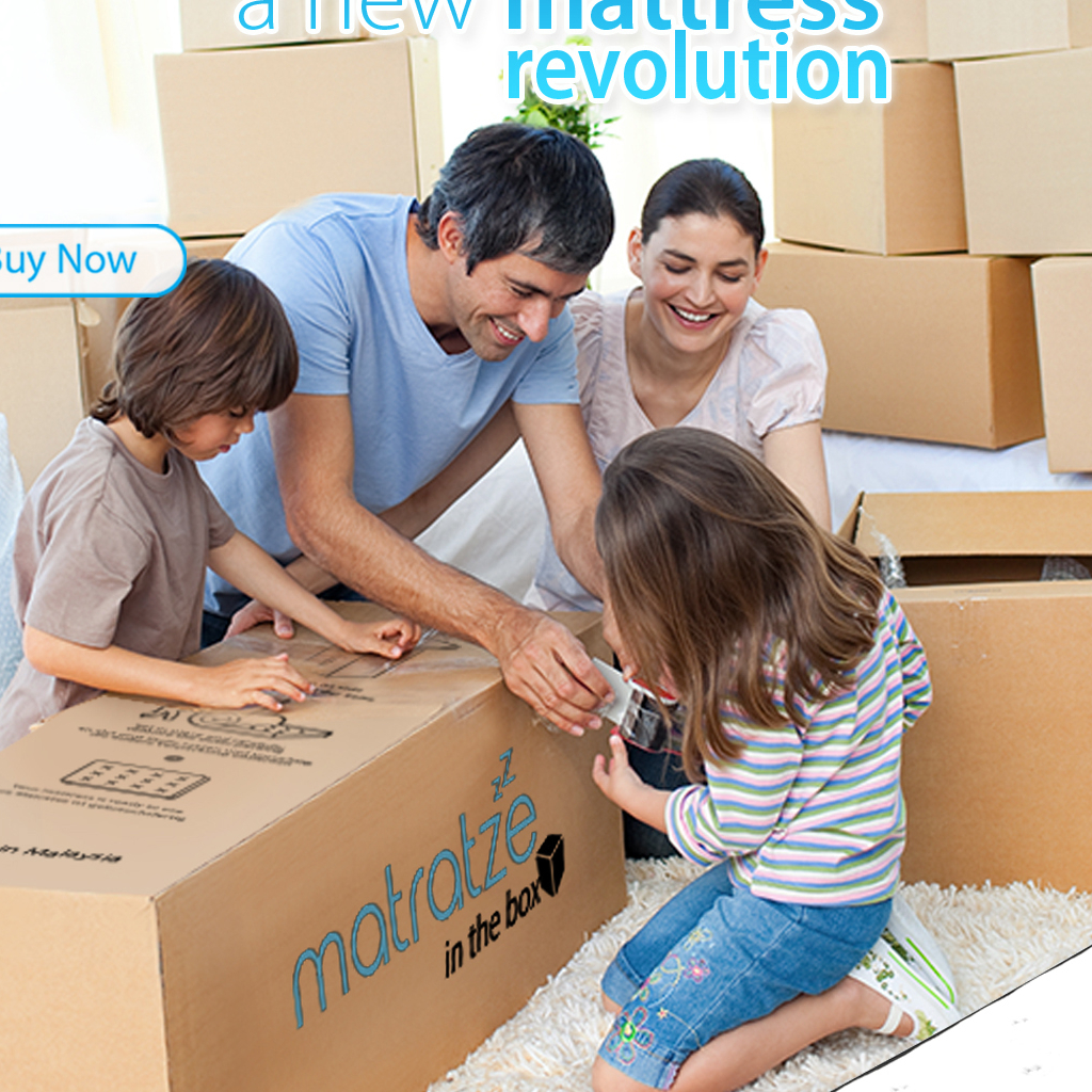Matratze The Mattress in the Box (Free Pillow ) 5 Years warranty