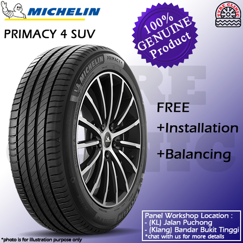 MICHELIN PRIMACY 4 SUV TYRE (17 19 INCH) | Shopee Malaysia