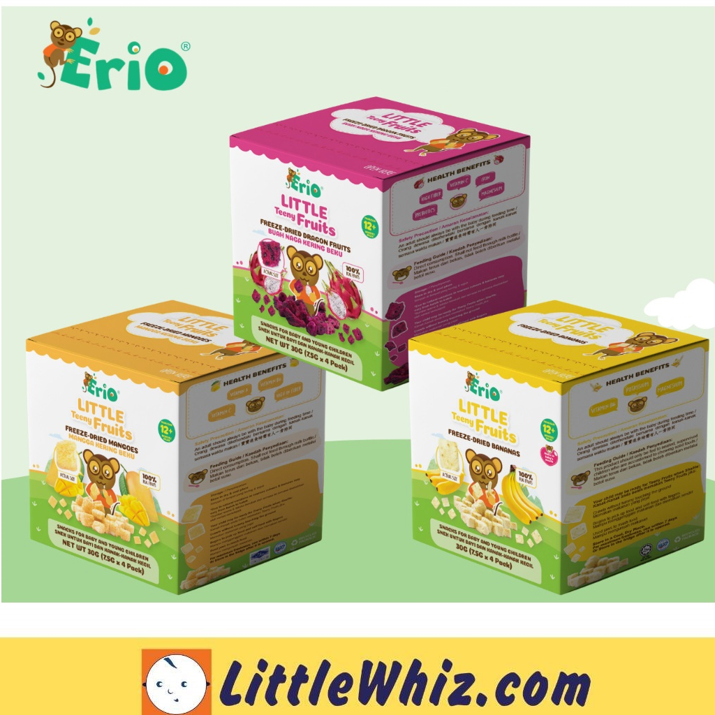 Erio: Little Teeny Fruits Freeze-Dried Fruits 30g | Baby Snack | Shopee ...