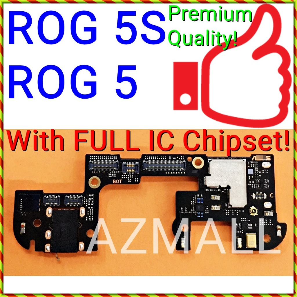 NEW ORI SIM Card Slot FULL IC Lower SUB Board MIC Ribbon for ASUS ROG ...