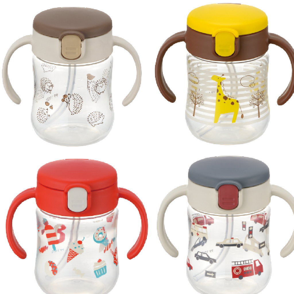 Richell T.L.I No-Spill Insulated Straw Cup 450