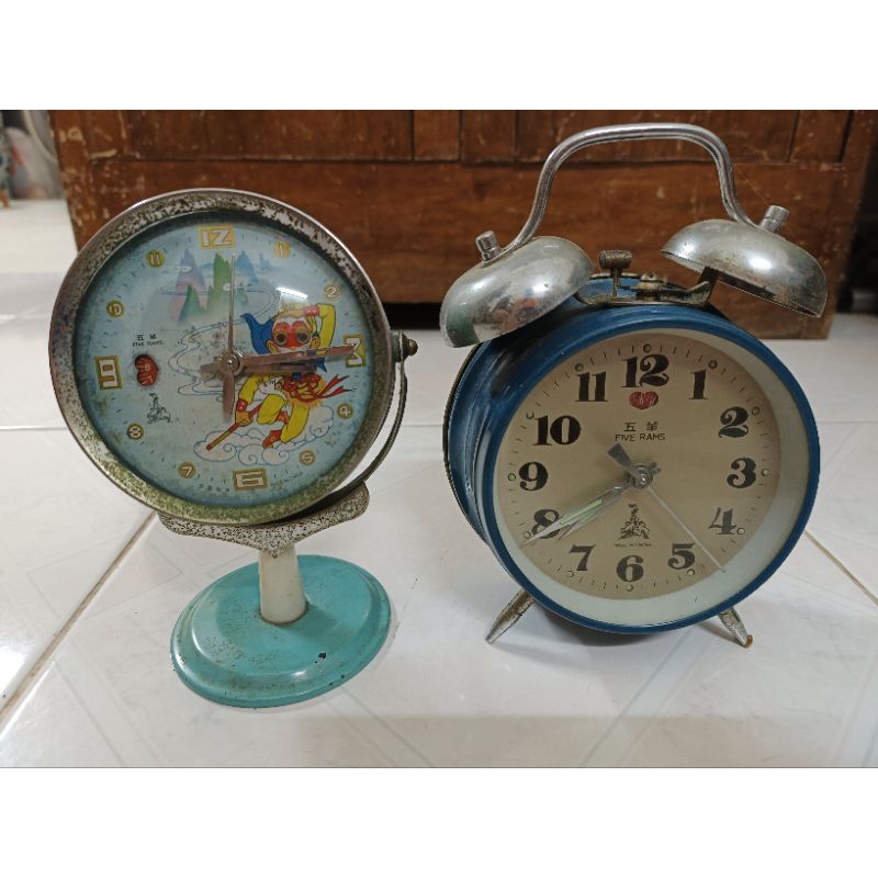 Vintage Five Rams Alarm Clock | Shopee Malaysia