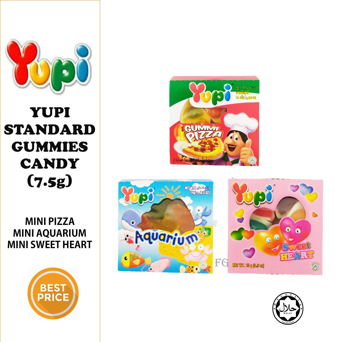 YUPI MINI GUMMIES CANDY (14g) | Shopee Malaysia