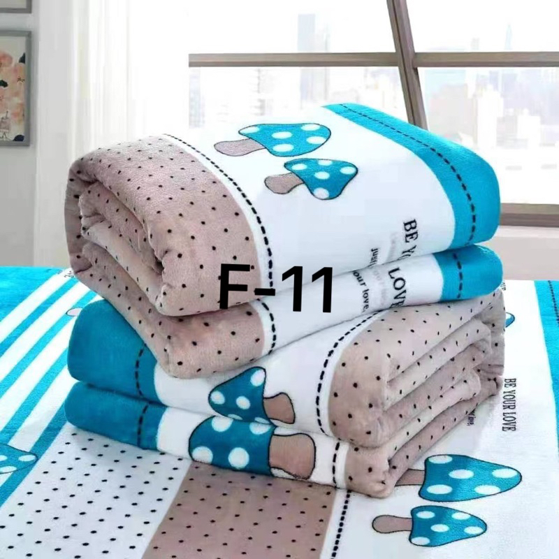 Selimut Baldu Gebu Lembut Bercorak Murah Soft Comforter Fluffy Fannel Fleece Blanket Printed