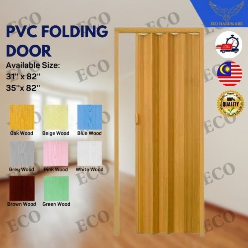 Pintu Toilet Lipat Pvc