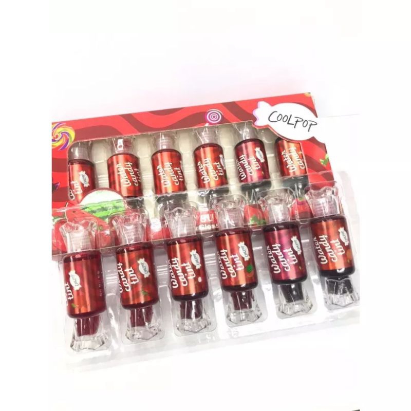 COOLPOP WATER CANDY LIPTINT SIX DIFFERENT COLORS LONG LASTING ...