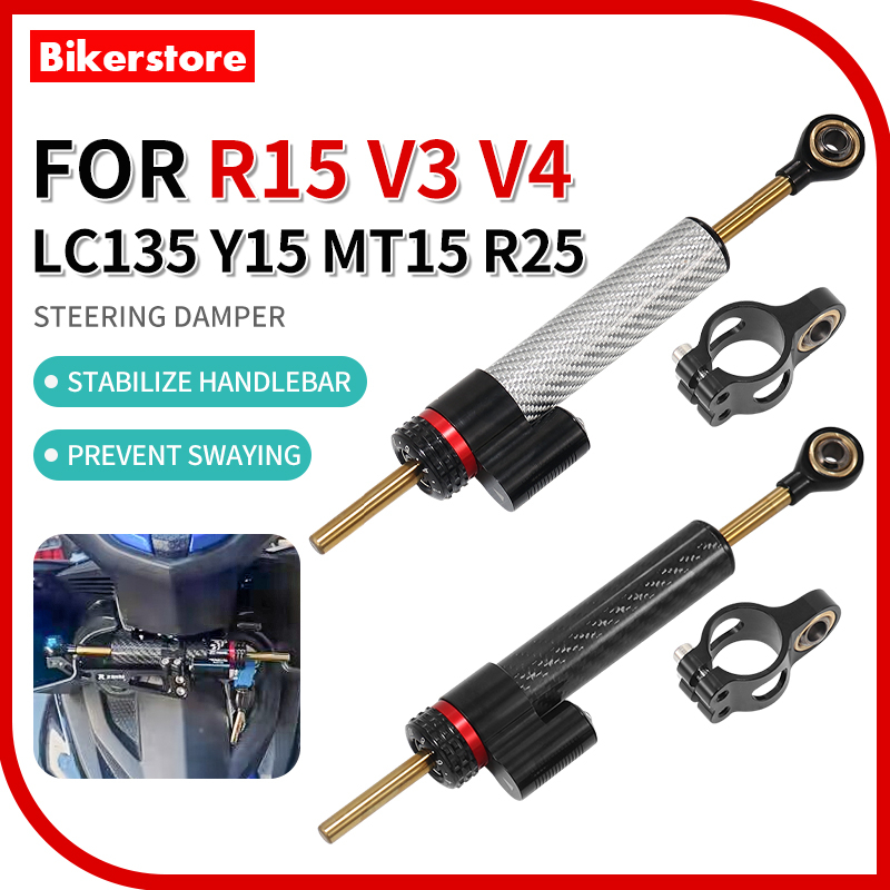 R15 V3 V4 LC135 MT15 R25 Steering Damper Adjustable Soft Hard Premiun