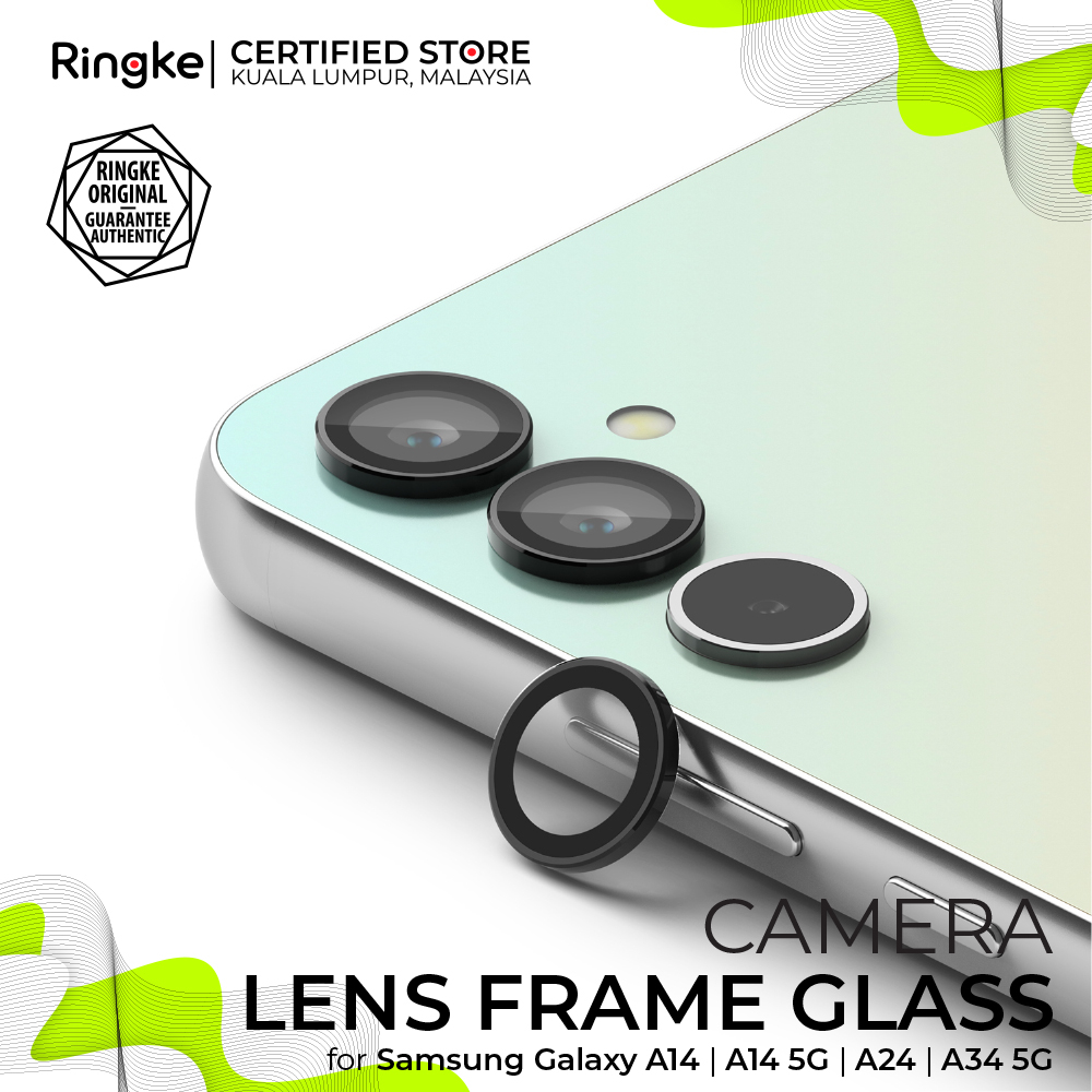 RINGKE® CAMERA LENS FRAME GLASS Samsung Galaxy A14/ A14 5G/ A24/ A34 5G ...