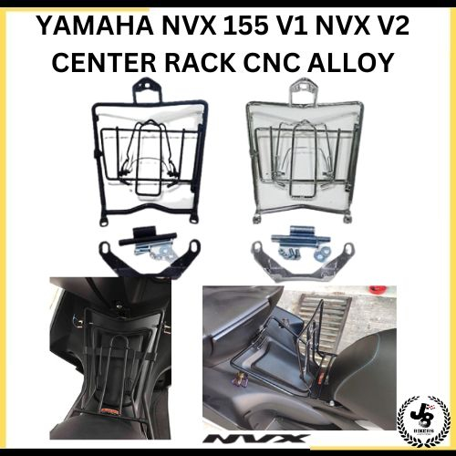 YAMAHA MOTORCYCLE NVX 155 V1 NVX V2 CENTER RACK CNC ALLOY | Shopee Malaysia