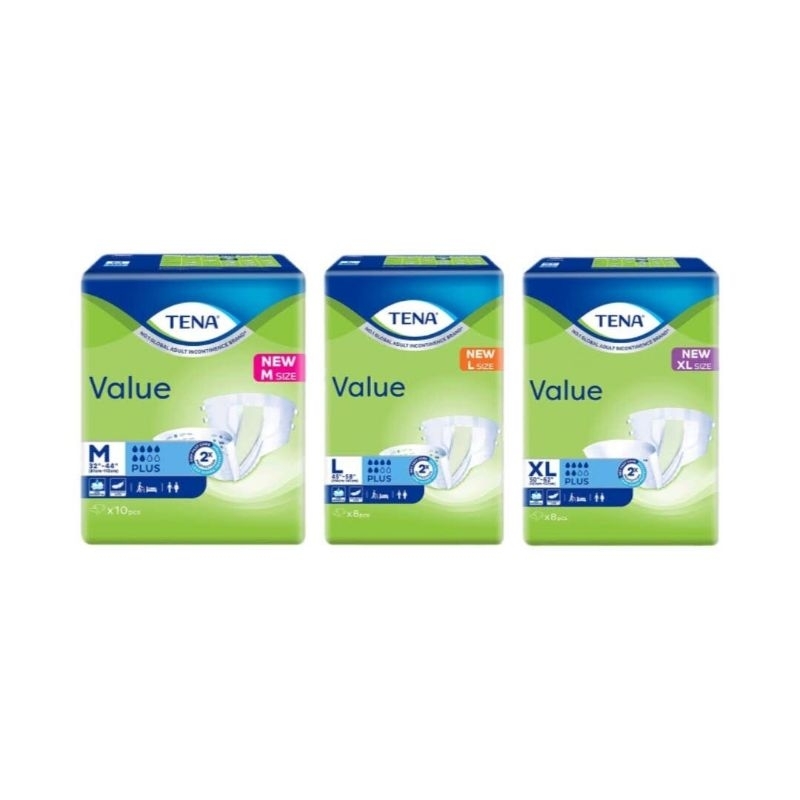 TENA Adult Diapers Highly Absorbent Dry Soft Comfortable Leakproof