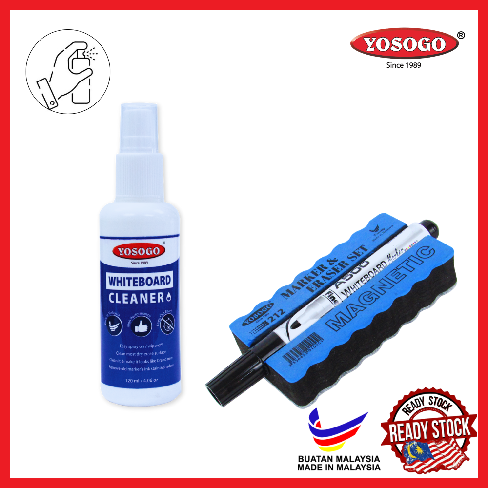 [super stationery] YOSOGO Whiteboard Cleaner Spray 120 ML &