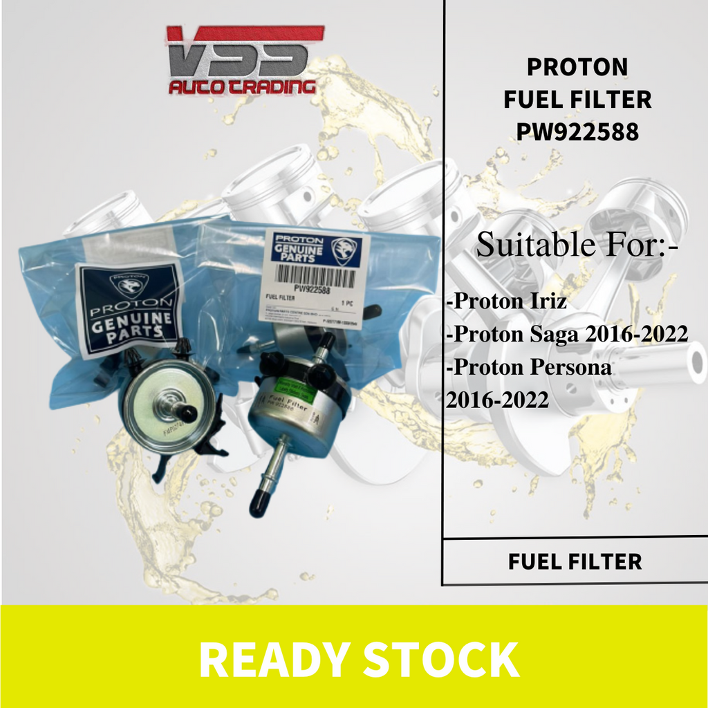 FUEL FILTER PW922588 GENUINE PARTS ORIGINAL PROTON IRIZ, SAGA VVT 2016, PERSONA VVT 2016
