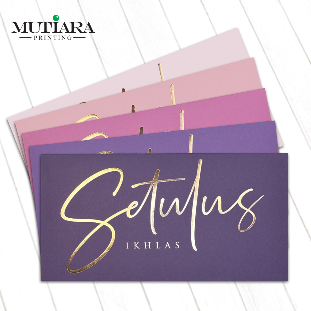 Premium Sampul Raya Sampul Duit Raya Sampul Duit Kahwin Setulus Ikhlas Rose Gold Stamping