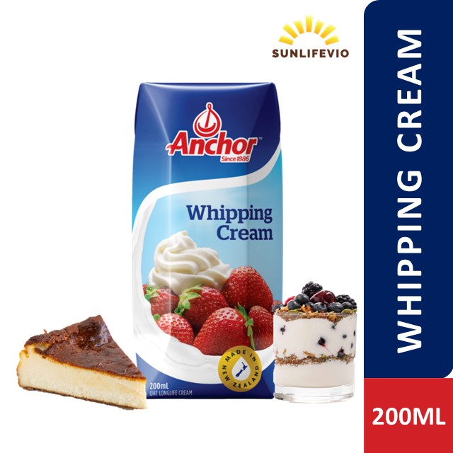 ANCHOR WHIPPING CREAM 200ML (WITH ICE PACK) Shopee Malaysia