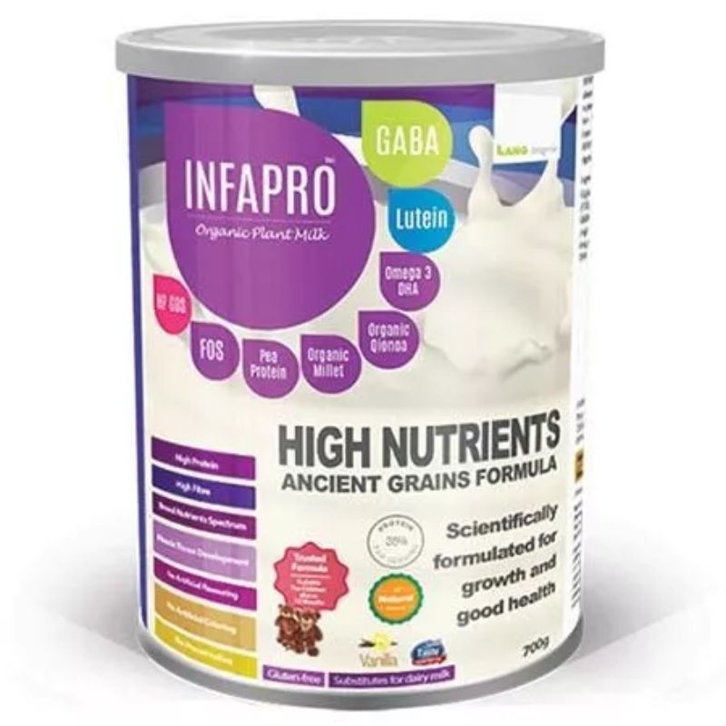 Lang Bragman Infapro Organic Plant Milk High Nutrients 700g | Shopee ...