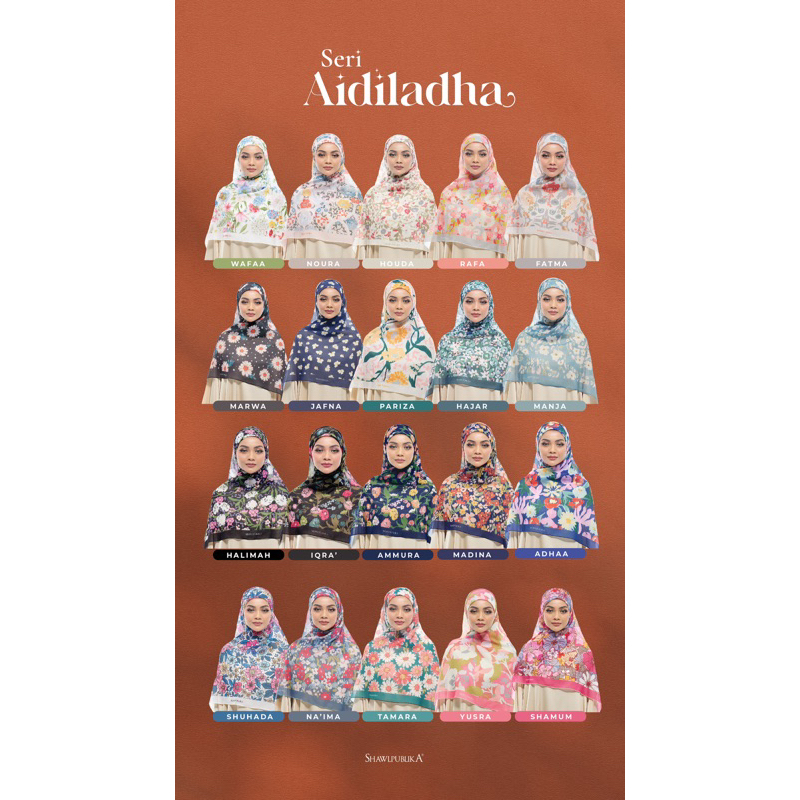 [READY STOCK ] TUDUNG BAWAL SHAWLPUBLIKA EDISI SERI ADHA BIDANG 45 ...