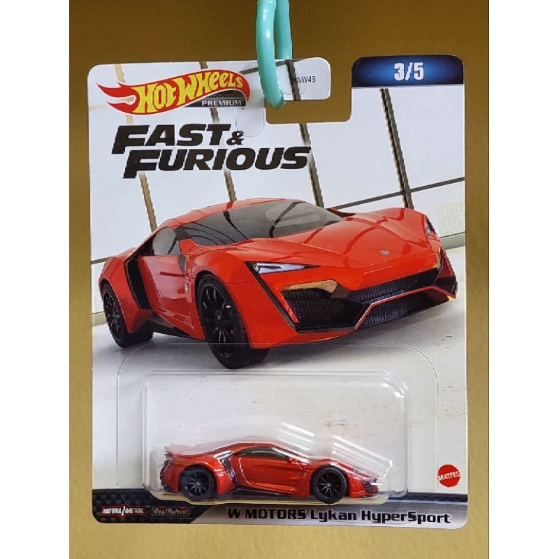 Hot Wheels Premium Fast And Furious W Motors Lykan Hypersport Shopee Malaysia