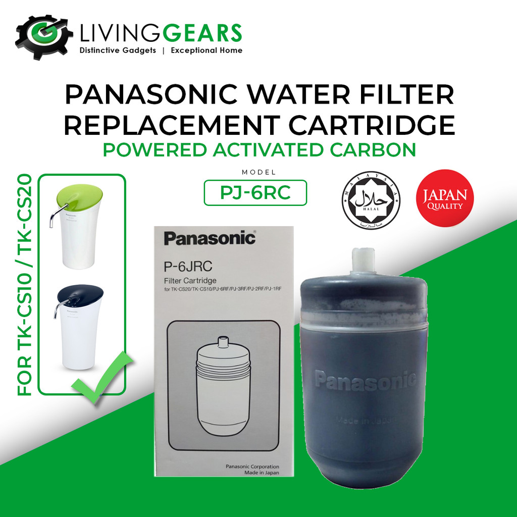 Panasonic Water Filter Cartridge TKCS200C replacement P6JRC For TKCS10 / TKCS20 / TKCS200