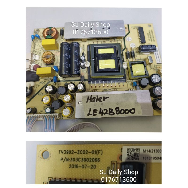 Haier LE42B8000 Power board: 303C3902066 LVDS Speaker 1pcs only Cable ...