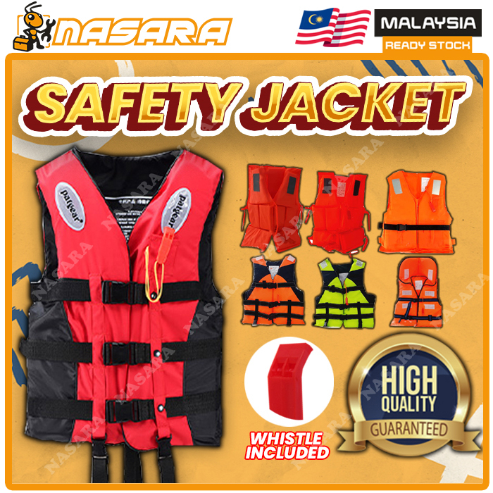 Nasara Adult Kids Marine Safety Life Jacket Float Vest For Outdoor ...