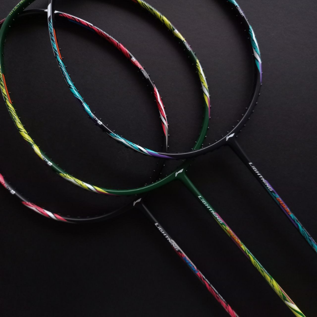 LINING LIGHTNING 2000 G6 BADMINTON RACKET (ORIGINAL)(FREE STRING+GRIP