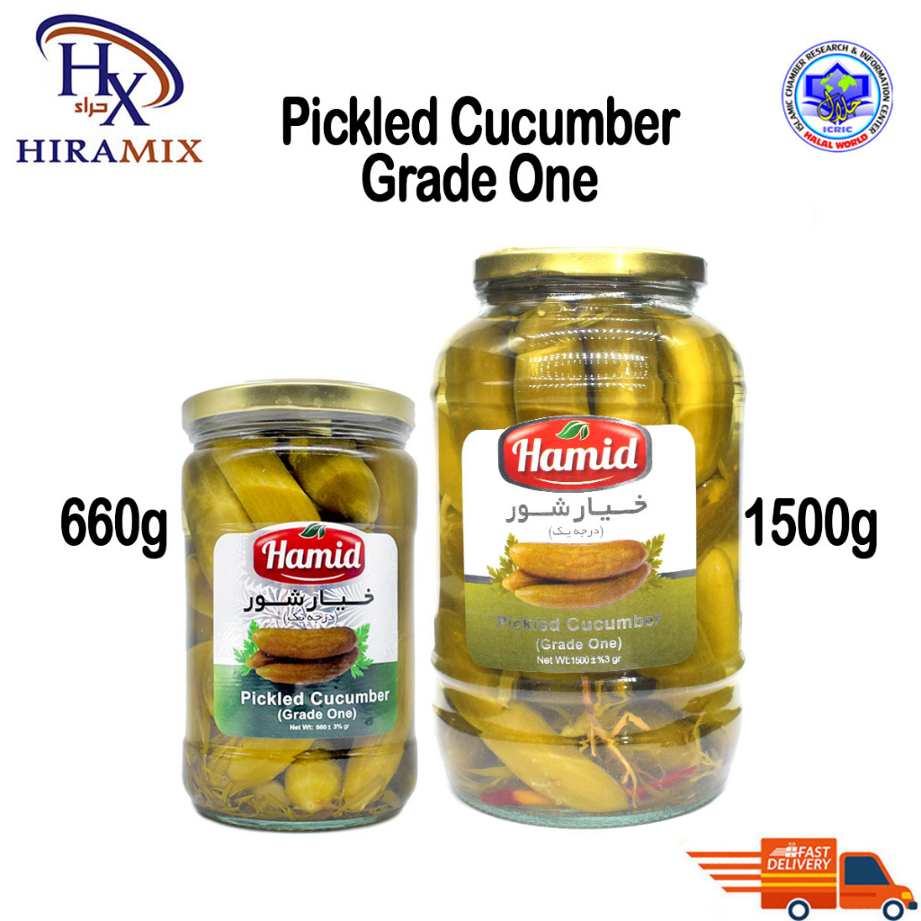 Hamid Pickled Cucumber Pickles Timun Acar Pickle Cucumber 660g / 1500g