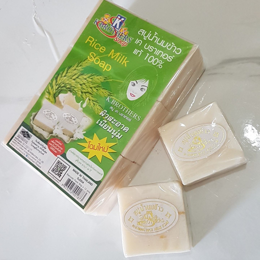 100 ORIGINAL THAILAND RICE MILK SOAP, SABUN_SUSU BERAS_THAILAND (12