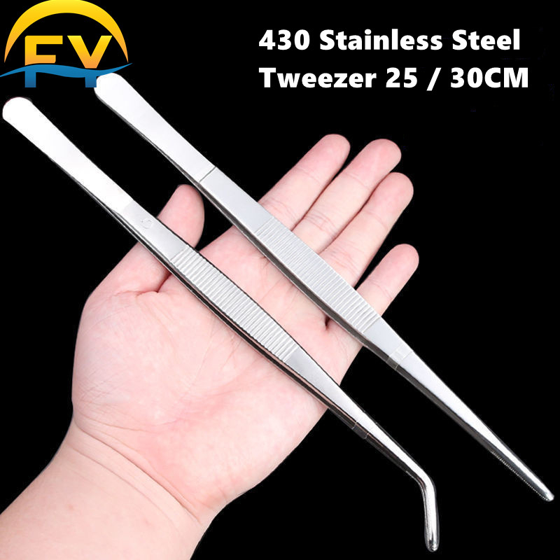 FY Terrarium Aquarium Curve Straight 25CM 30CM Long Tweezer for