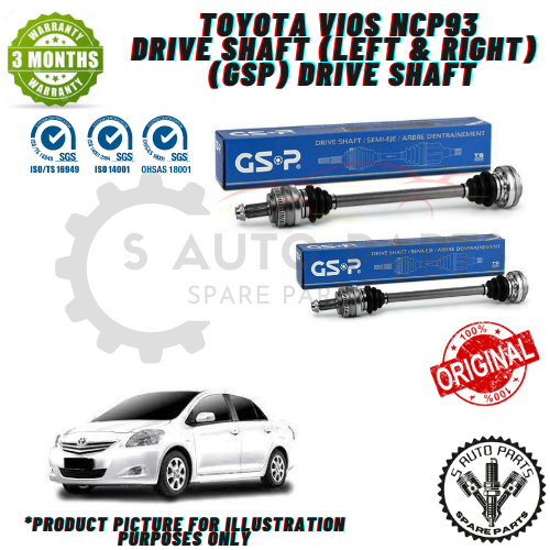 Toyota Vios Ncp Drive Shaft Left Right Drive Shaft Brand