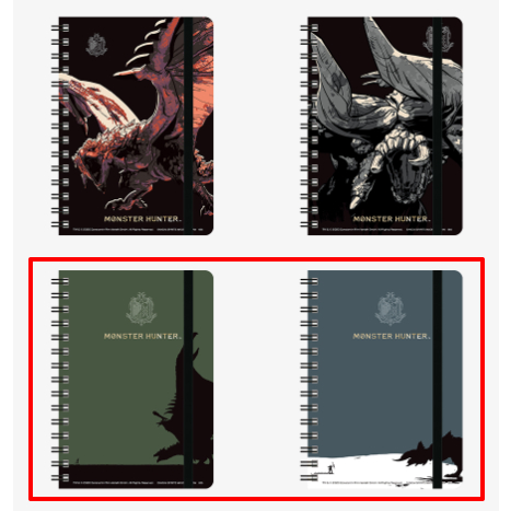 Monster Hunter Ichiban Kuji PRIZE C Notebook Limited Edition | Shopee ...