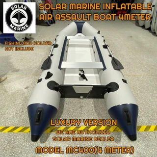 Solar Marine 2.7 M 4 Person PVC Inflatable Fishing Kayak Boat Canoe Air Mat  Floor With Free Accessories - AliExpress