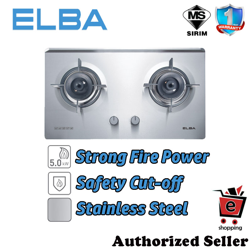 ELBA BuiltIn Stainless Steel Gas Hob EBHM8962(SS)/Gas Stove/Dapur