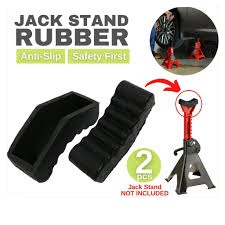 Universal 3 Ton Jack Stand Rubber Pad (1 Pair 2 Pieces) | Shopee Malaysia