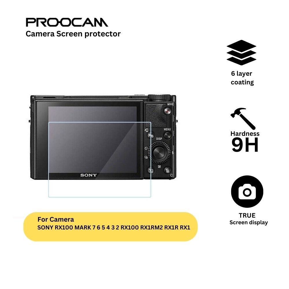 🔥READY STOCK🔥PROOCAM SPS-RX100M7 GLASS SCREEN PROTECTOR SY RX100 MARK 7 ...