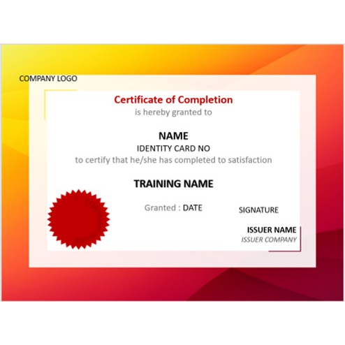 Template PowerPoint Training Certificate | Shopee Malaysia