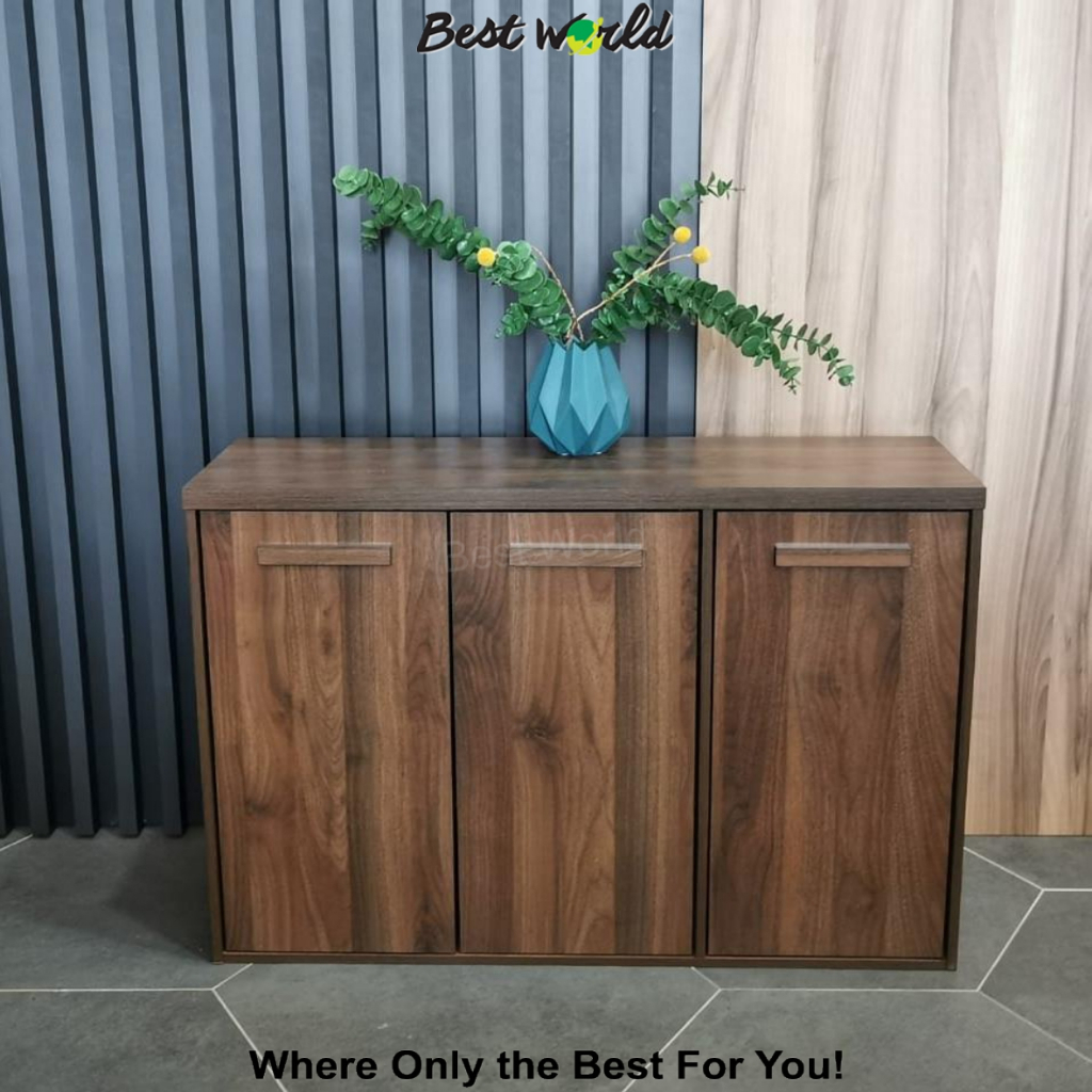 BERGEN 3 Doors 2 Doors Shoe Cabinet Wall Mounted Normal SC 8005 SC 8005 C White Oak Col Walnut Grey Black Shopee Malaysia