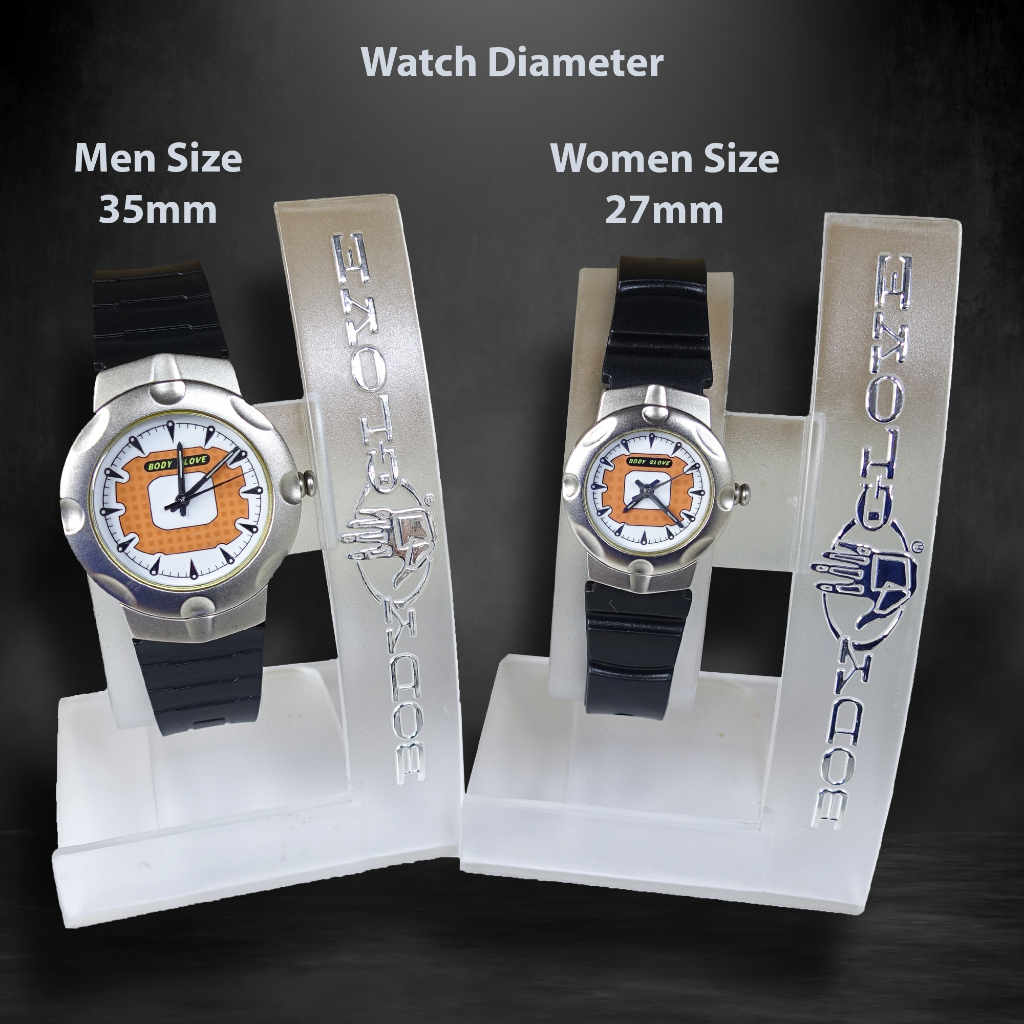 Body Glove Lady Unisex Men Women Analog Movement Watch with Silicon Band BG2005 Orange Shopee Malaysia