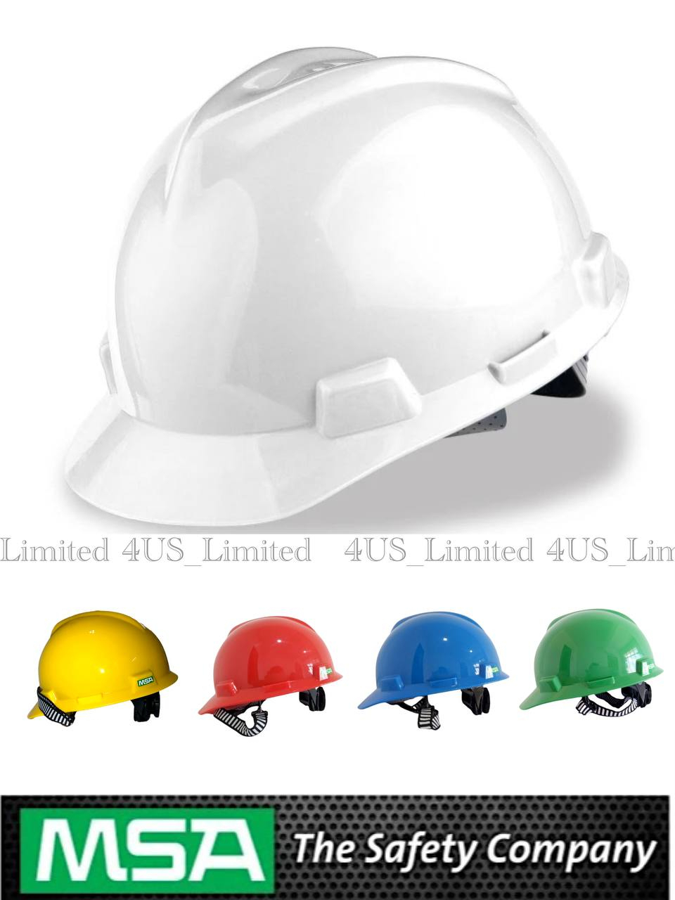 MSA VGard Safety Helmet With Chinstrap SIRIM & DOSH JKKP Shopee