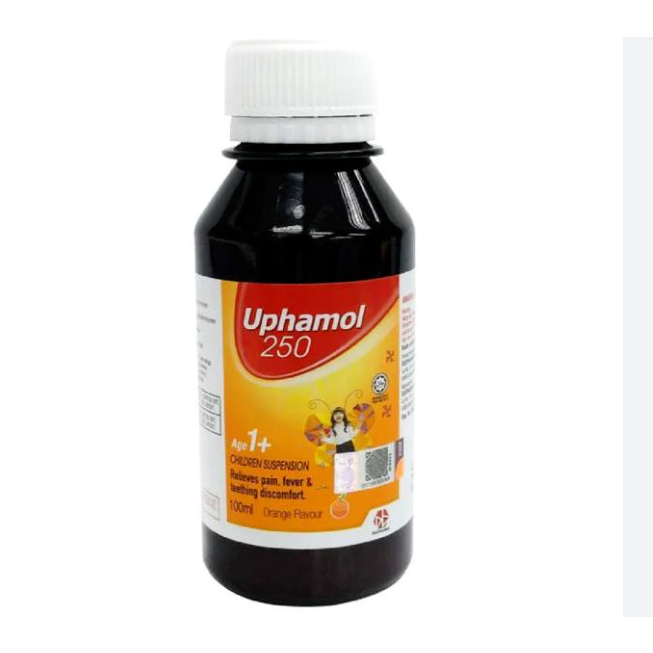 UPHAMOL 250MG ORANGE SUSPENSION 60ML (EXPIRED 02/2026) | Shopee Malaysia