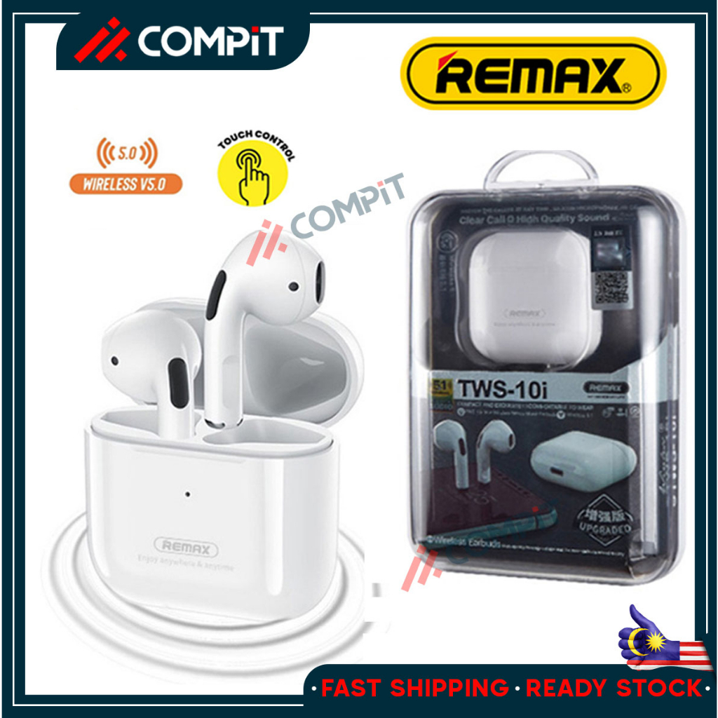 REMAX TWS 10i Updated Version 5.0 True Wireless Stereo Music Call ...